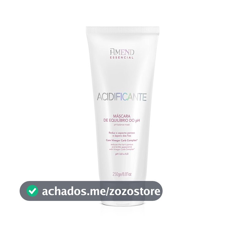 Máscara Acidificante de Equilíbrio do pH 250g