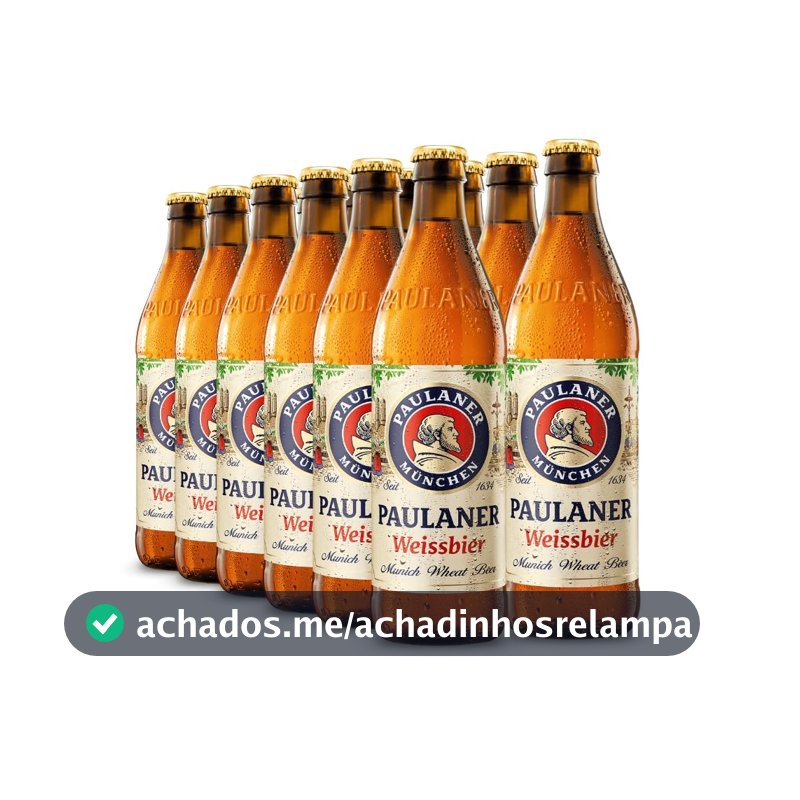 Cerveja De Trigo Paulaner Weissbier Original 500ml (12 Und)
