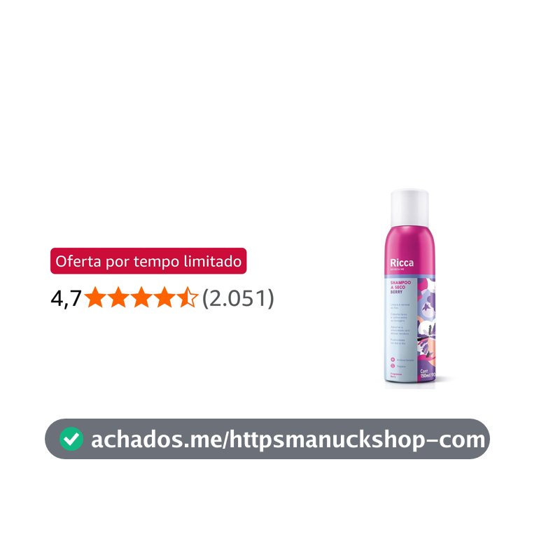 Ricca Shampoo Seco Berry 150ml