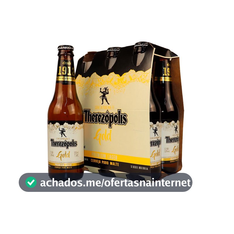 Pack de Therezopolis Gold Lager Ln 355ml 6 Unidades