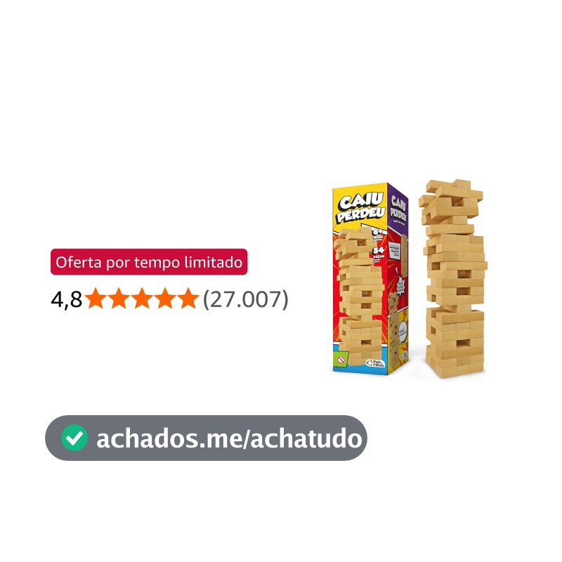 Pais & Filhos - Caiu Perdeu, 54 Pçs, idade mínima recomendada - 6 anos