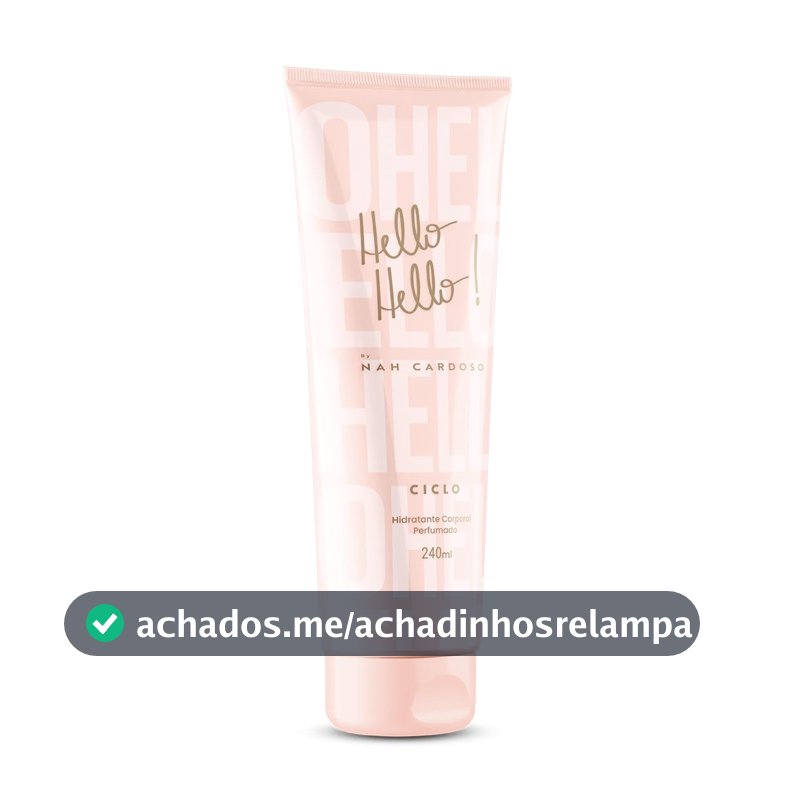 Ciclo Cosméticos Loção Hidratante Nah Hello! Hello! 240Ml