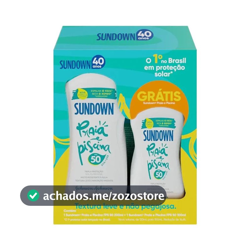 Protetor Solar Sundown Fps50 + 200 mL 100 mL