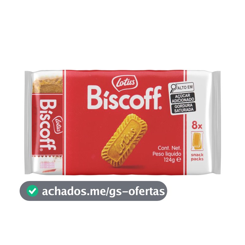 Lotus Biscoff Biscoito Doce Pacote 124G