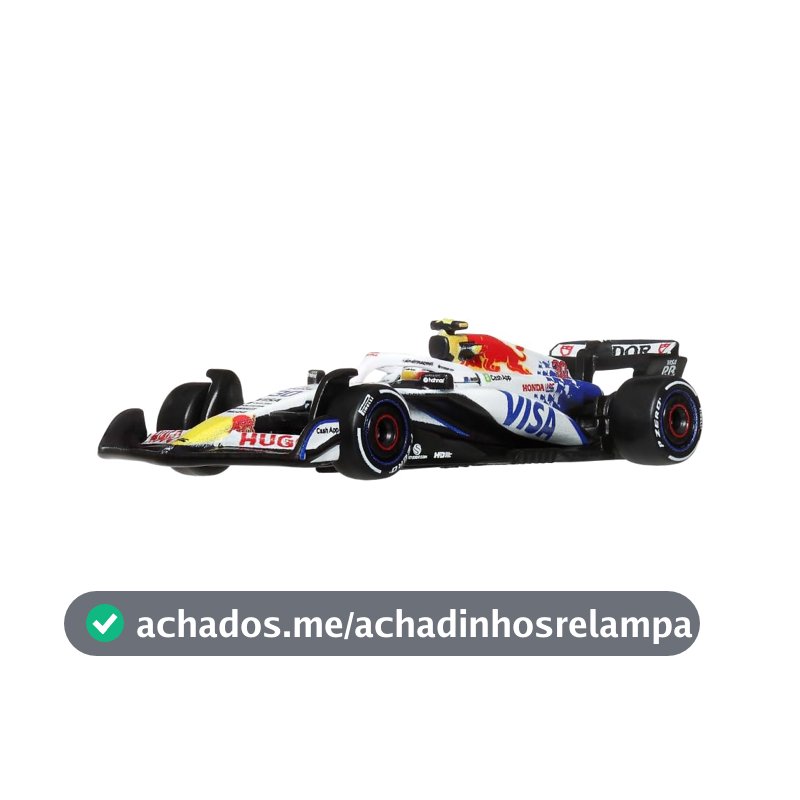 Carro Hot Wheels Collector Visa Cash App RB Formula 1 Liam Lawson Mattel. Edição colecionável com detalhes autênticos. para adultos e fãs de automobilismo.