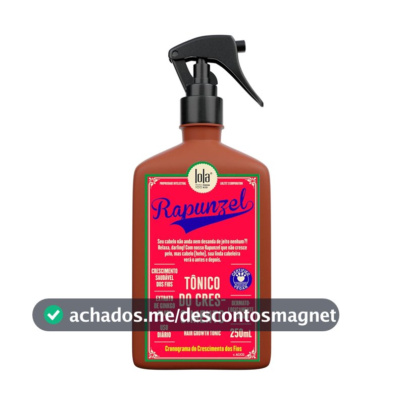 Lola Cosmetics Rapunzel - Tônico Capilar 230ml
