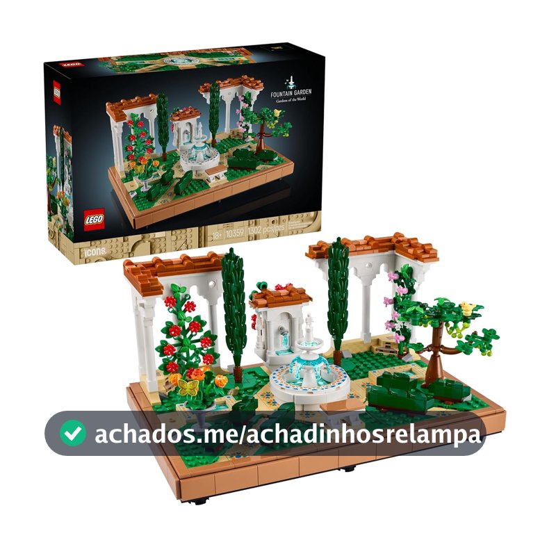 LEGO Icons Jardim com Fonte 10359 (1.302 Peças)