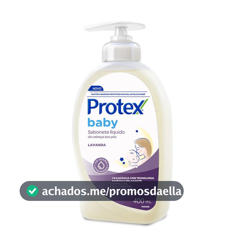 Protex Baby Lavanda Sabonete Líquido Infantil, 400ml