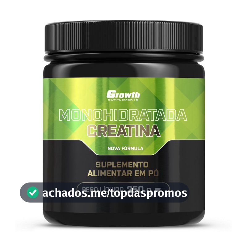 Growth Supplements - Creatina Monohidratada 250g - Growth Supplements - Sem sabor em pó