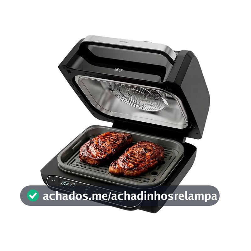 WAP Airfry WAP BARBECUE HEAT DIGITAL Prosdócimo WC AB1030 8 em 1 com Função Barbecue e Painel Digital 220V