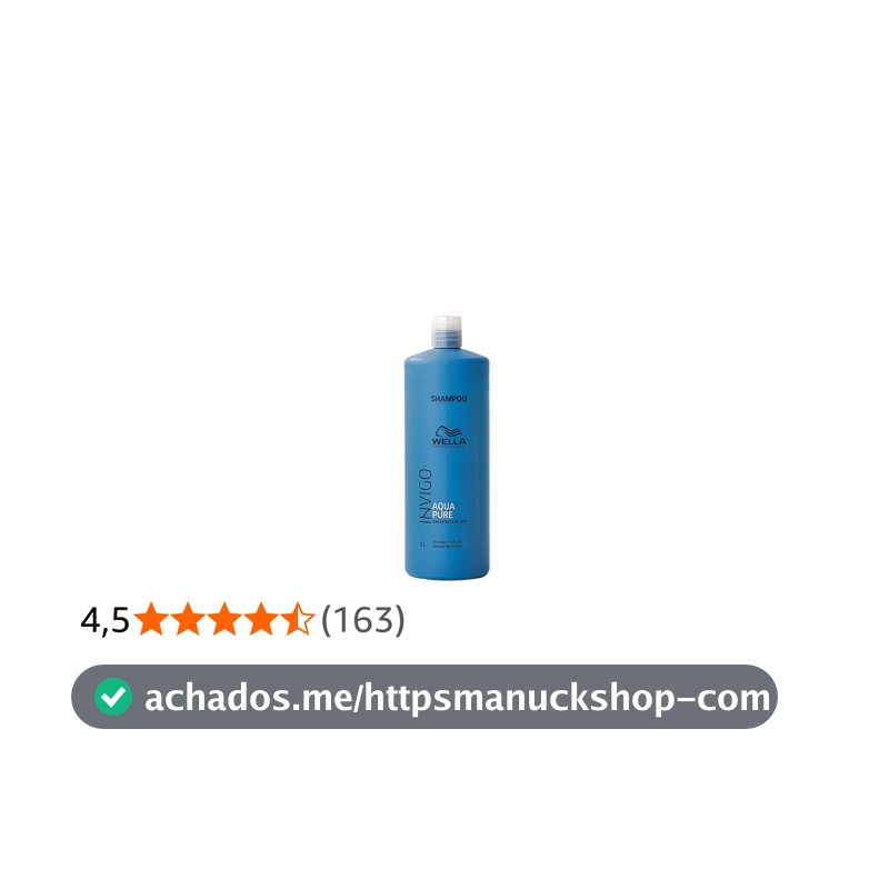 Shampoo Wella Professionals Aqua Pure 1000ml