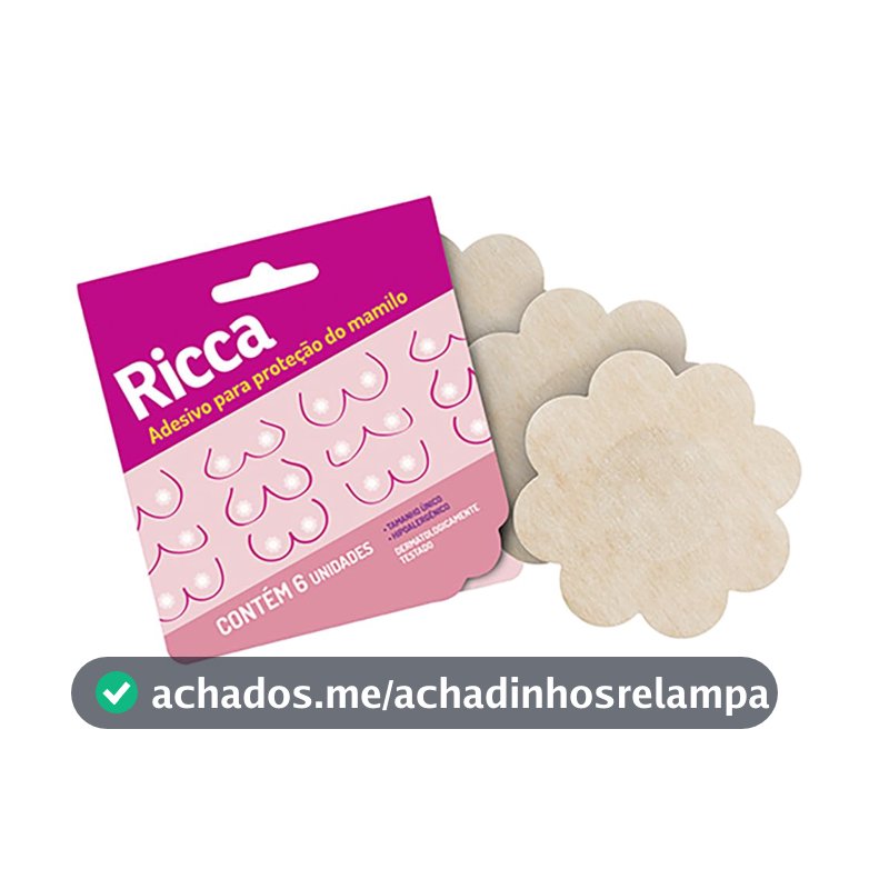 Adesivo para Proteção dos Mamilos Ricca, Descartável