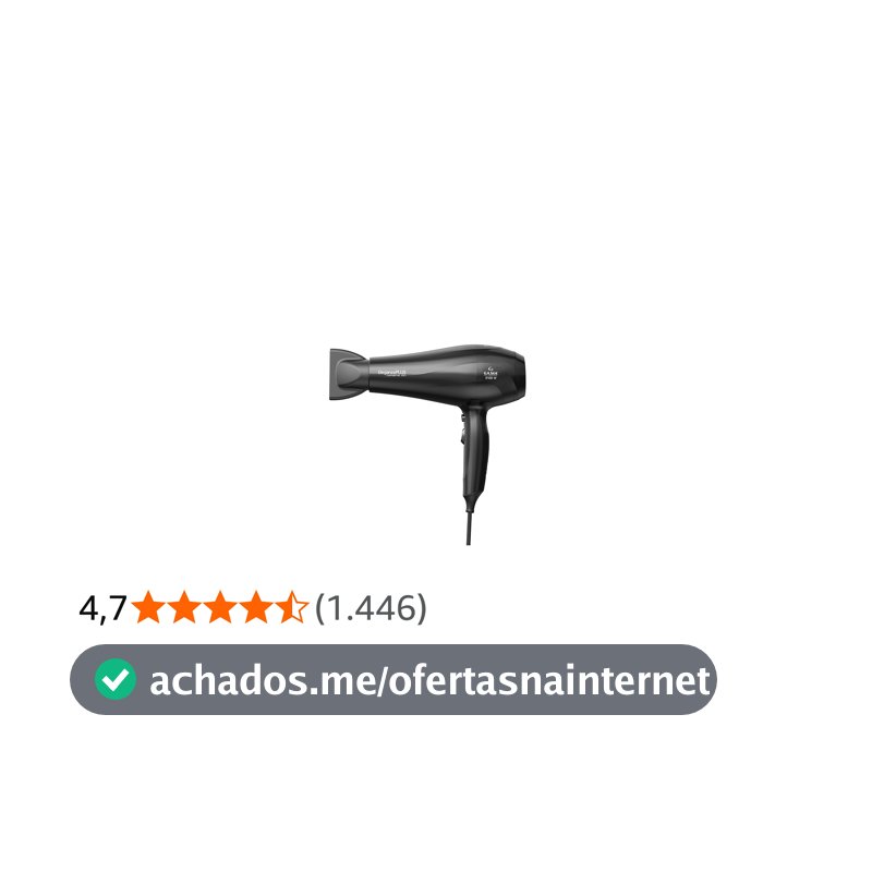 GA.MA ITALY Secador de Cabelo Gama Eleganza Plus Ceramic Ion 2100W 220v