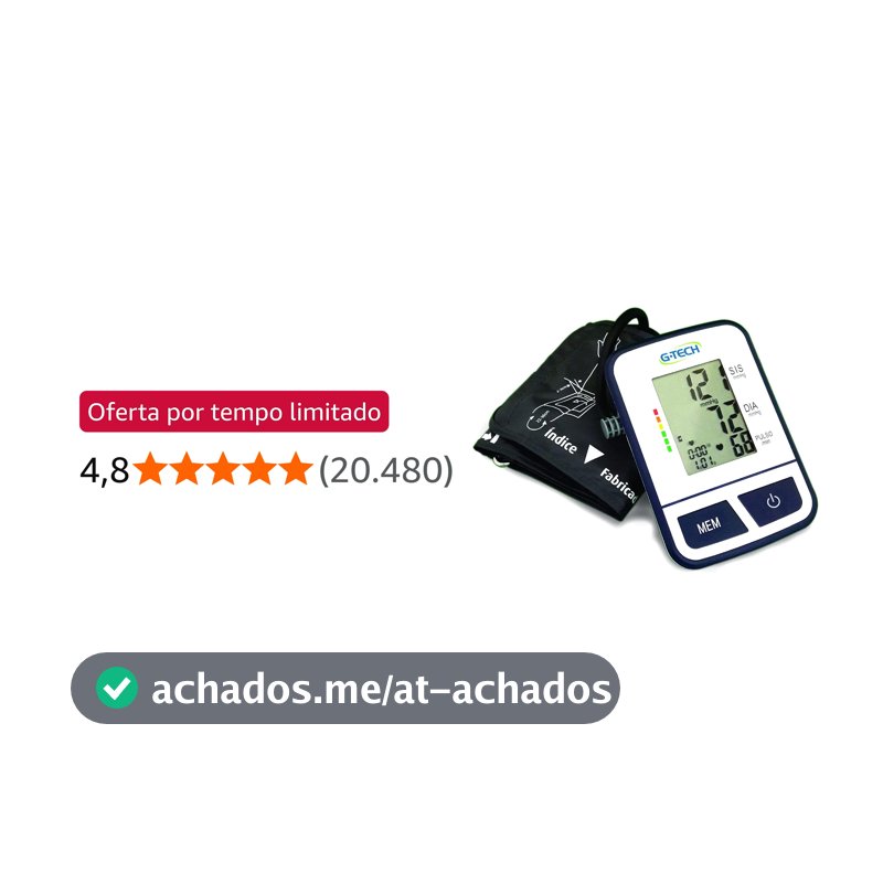 G-Tech BSP11, Aparelho de Pressão Digital Automático de Braço(22-36cm)