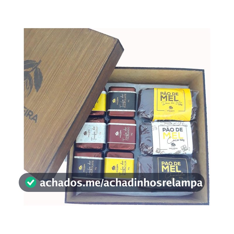 Presente Chocolate Mãe, Namorado Tia Amigo Trufas E Pães
