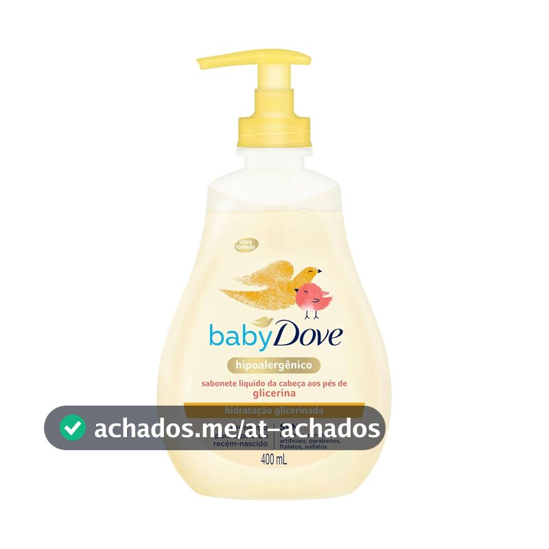Baby Dove Sabonete Líquido Hidratação Glicerinada 400 ML