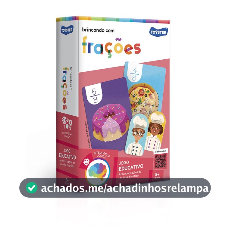 Toyster - Brincando com Frações - Jogo Educativo - 8 Anos - Inteligência Lógico-Matemática