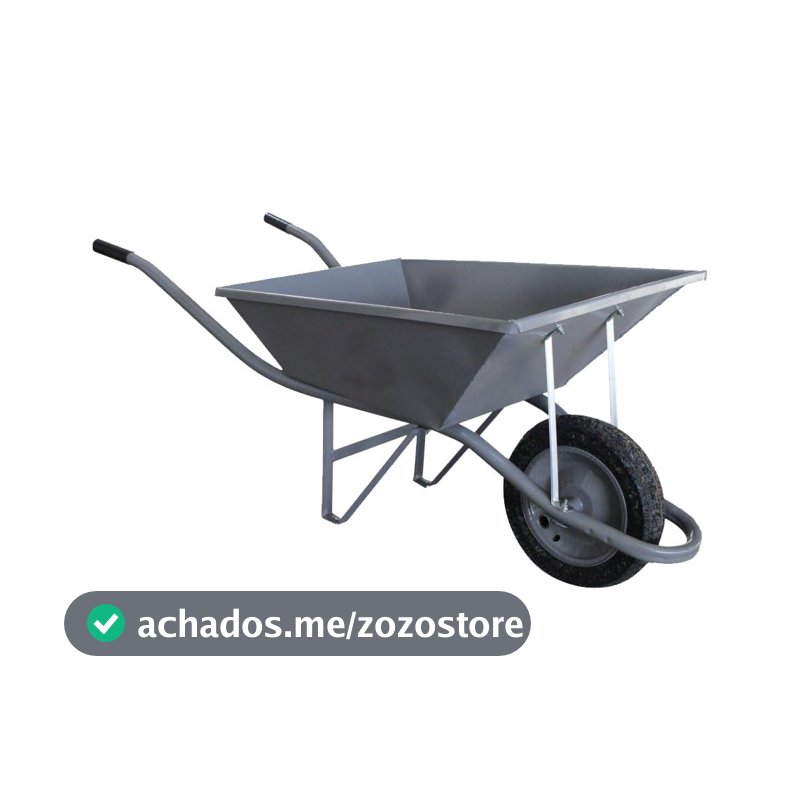 Carrinho de Mão Esfera CH22-45 Litros Pneu Maciço Force 3,25x8 Cinza