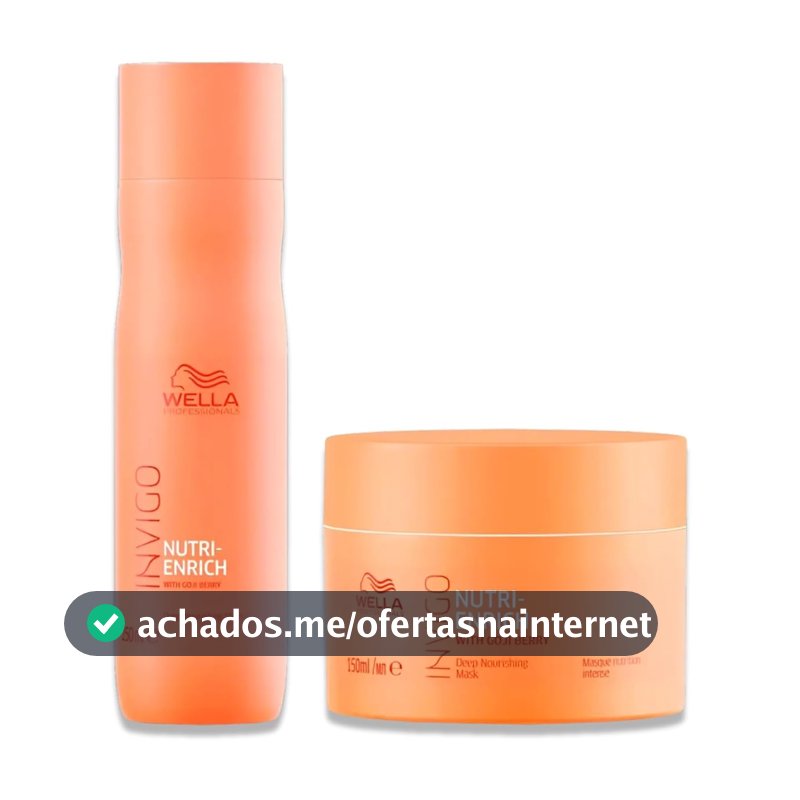 Kit Wella Professionals Invigo Nutri-Enrich (Shampoo e Máscara)