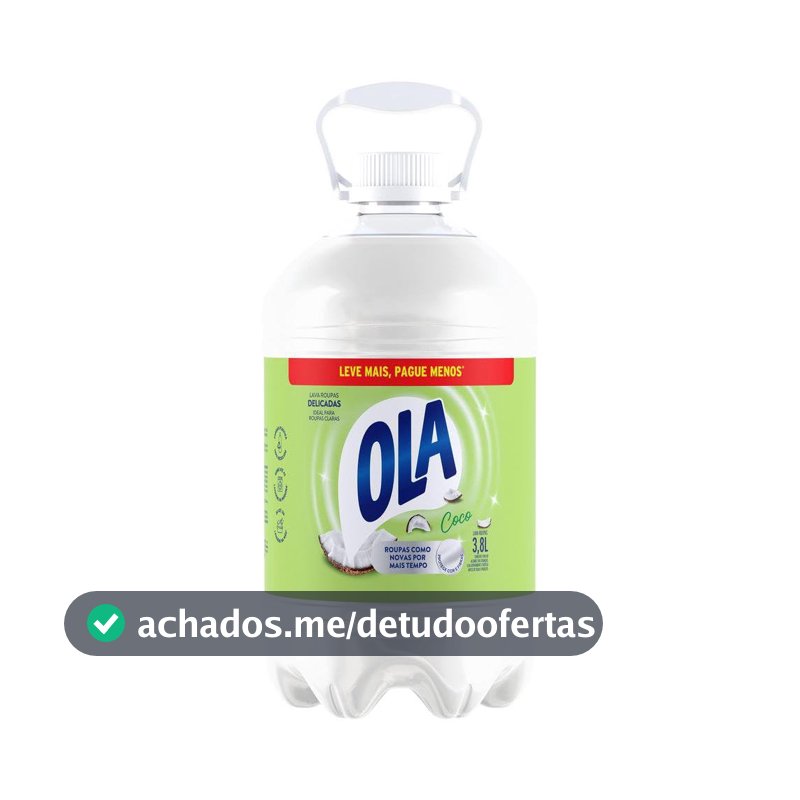 Sabão Líquido Ola Coco, 3,8L