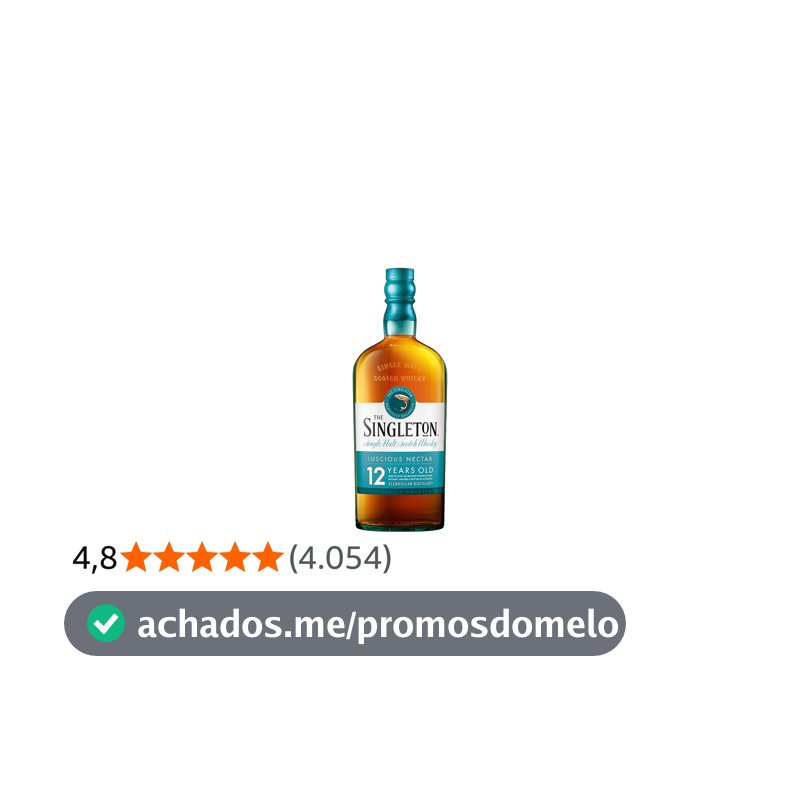 Whisky Singleton Of Dufftown 12 Anos, 750ml