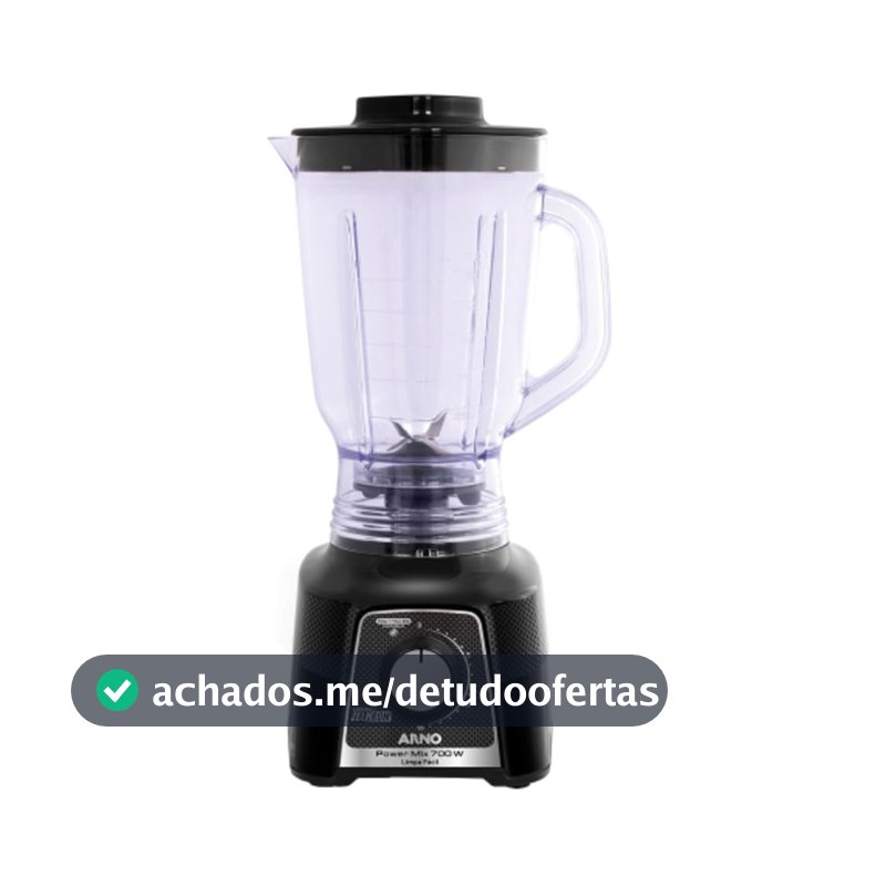 Liquidificador Arno Power Mix Limpa Fácil LQ33 700W Preto 127V