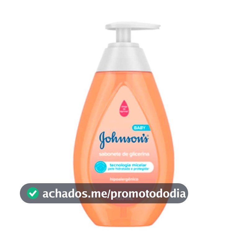 Sabonete Líquido de Glicerina Johnson's Baby, Da Cabeça aos Pés, 400ml