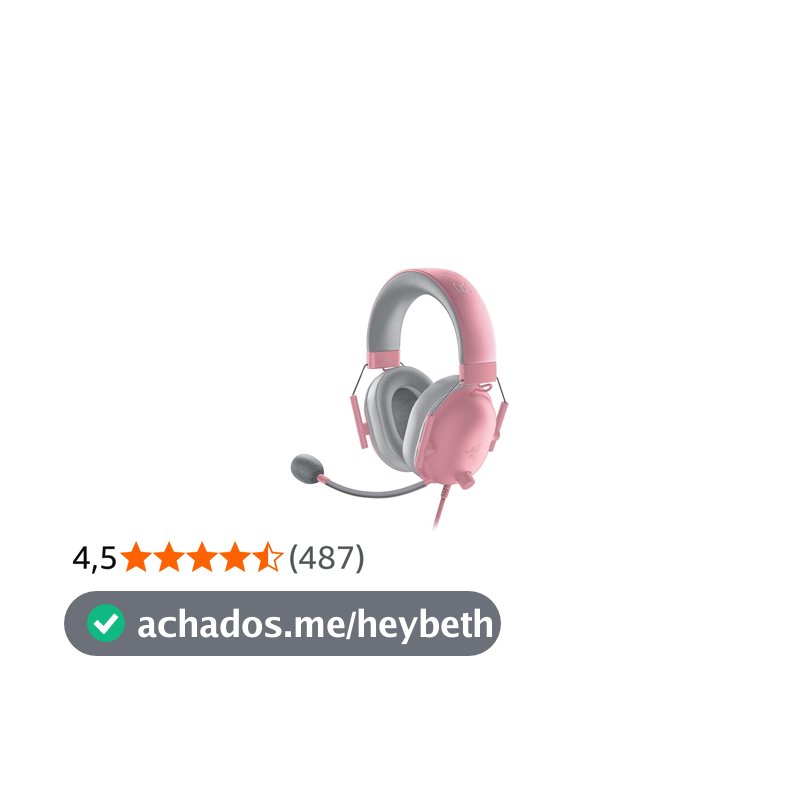 Razer Fone de ouvido BlackShark V2 X Xbox: drivers de 50 mm - microfone cardioide - leve - fones de ouvido confortáveis com isolamento de ruído - para Xbox Series X, Series S, PS5, PC, switch via