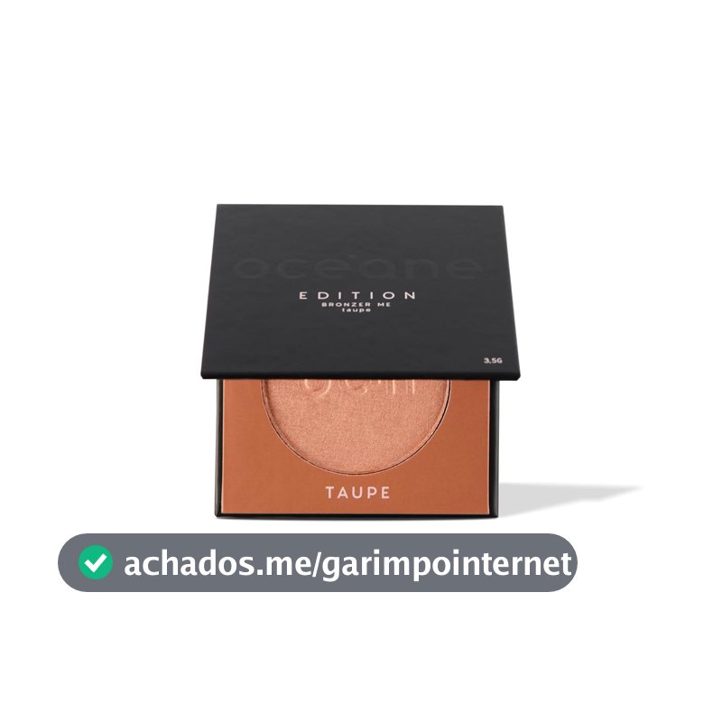 Océane-Bronzer em Pó Marrom Dourado - Bronzer Me Taupe Océane Edition