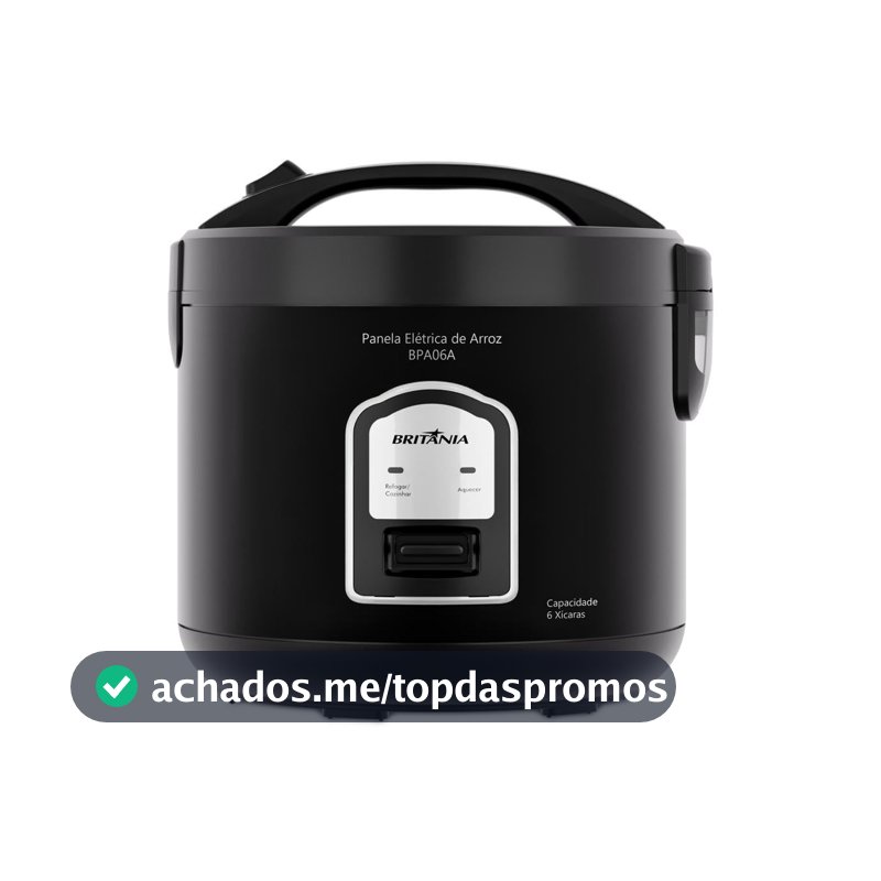 Panela de Arroz Britânia BPA06A 6 Xícaras 400W 220V