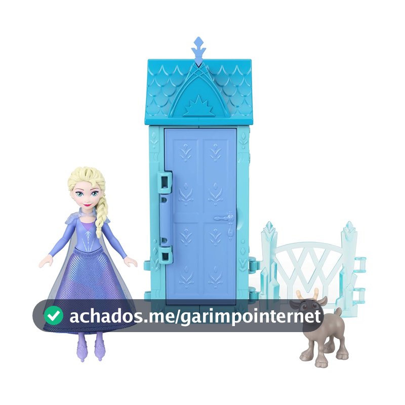 Disney Frozen Villa Arendelle Empilhável, Mini Boneca Anna Ou Elsa Com Acessórios, Kit Storytime Stackers Para Brincadeiras Criativas