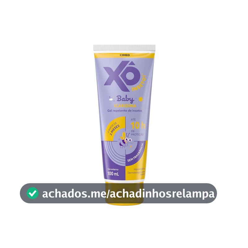 Xô Inseto Baby Icaridina Repelente em Gel 100ml