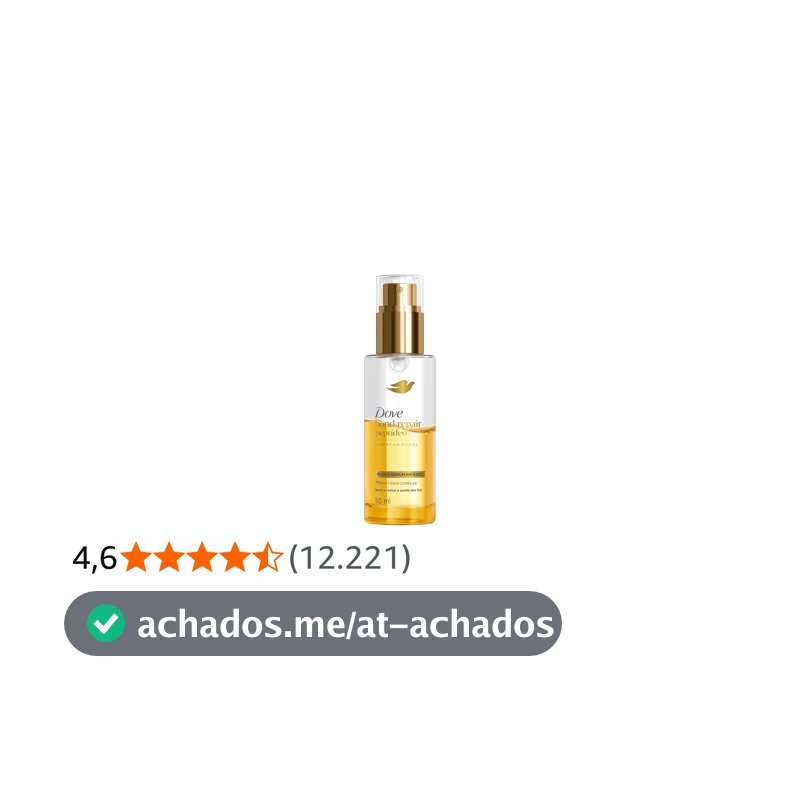 Dove Óleo + Sérum Bifásico Bond Intense Repair 110 ml