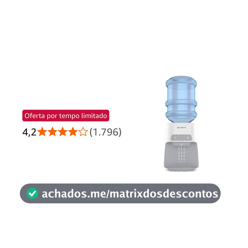 Bebedouro Cadence Aguô - Bivolt - BEB110
