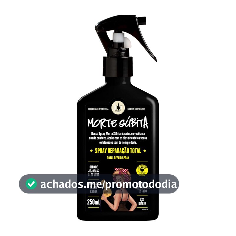 Spray de Reparação Total Lola Cosmetics Morte Súbita, 250ml