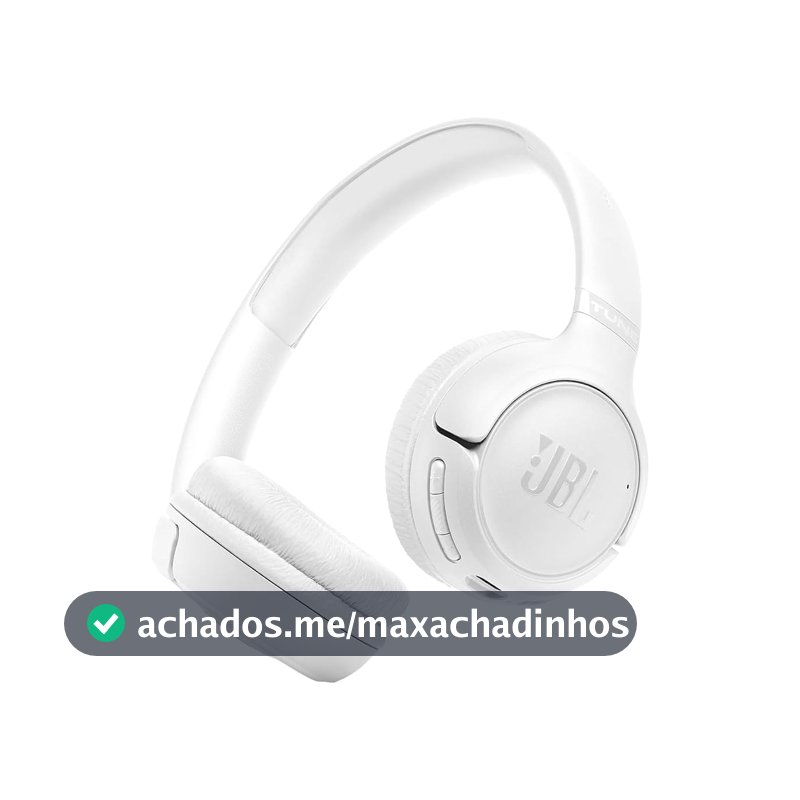 JBL, Fone de Ouvido Bluetooth Over-Ear, Tune 530BT, Sem Fio, Até 76 Horas de Bateria - Branco