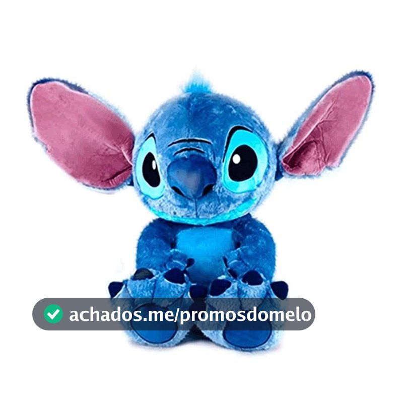 Disney - Pelúcia Stitch Big Feet 45cm, Azul