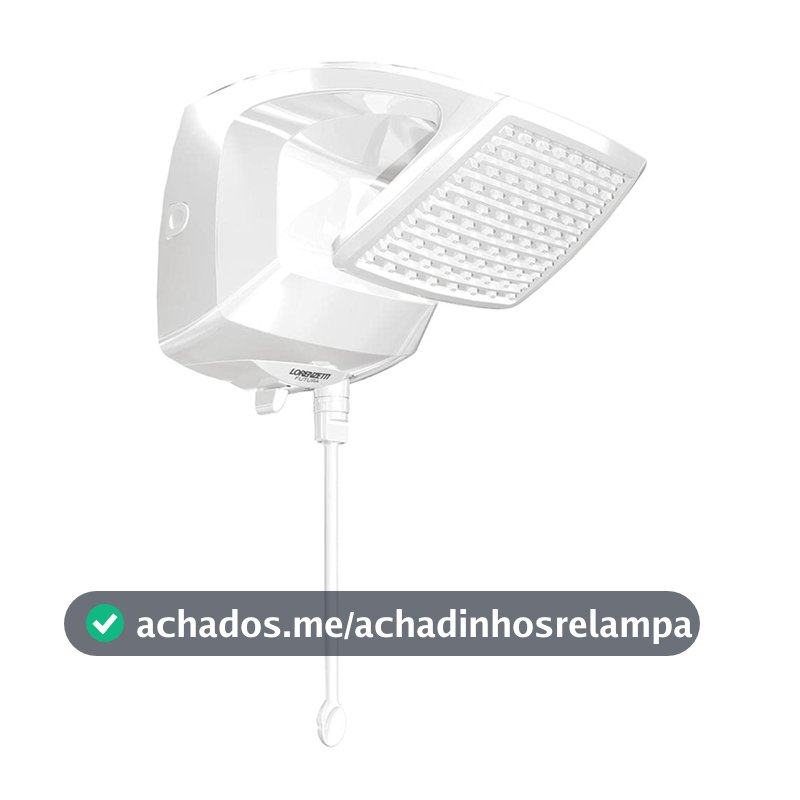 Ducha Futura Eletrônico 220V, 7500W, Lorenzetti 7531292, Branco