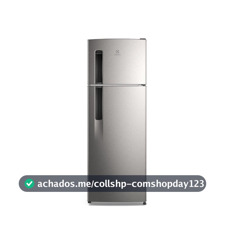 Electrolux Geladeira Electrolux Frost Free 320L Duplex Inox Look (TF38S) 127V