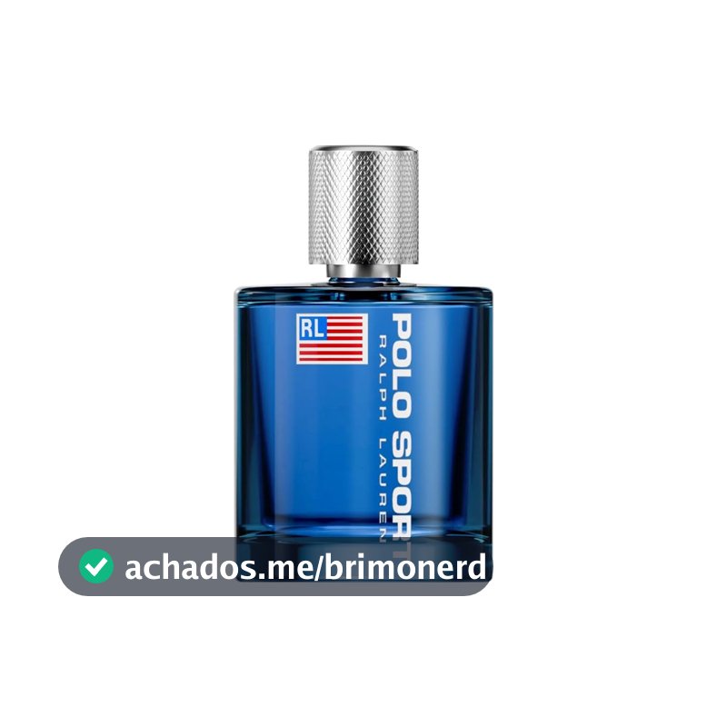 Ralph Lauren Polo Sport Perfume Masculino, Fragrância Aromática Cítrica para Homens com Estilo de Vida Ativo, Eau de Toilette Refrescante e Energizante 100ml