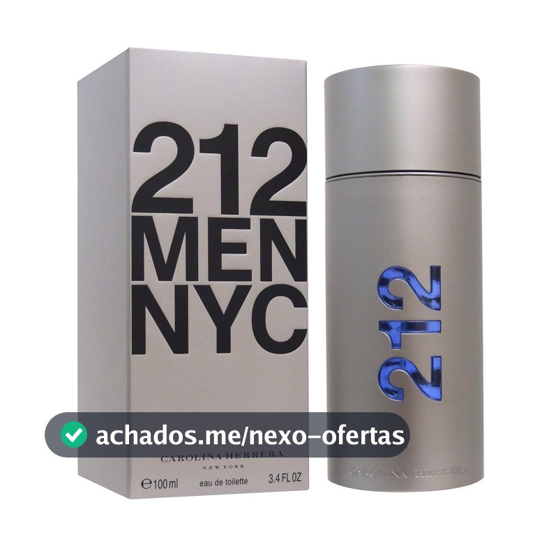 Perfume Carolina Herrera 212 Eau de Toilette for Men NYC, 100 ml