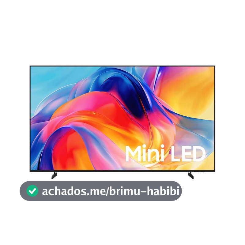Samsung Smart TV 55" Mini LED 4K M75H 26/2027, Vision AI Companion, Modo Futebol, Xbox Cloud Gaming, Canais Gratuitos, 7 Anos de Atualização