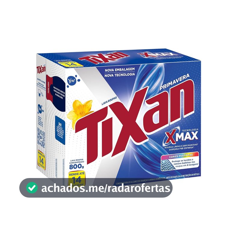 Sabão em Pó Tixan Ypê Primavera 800g