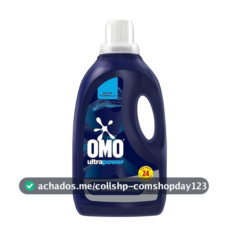 OMO Lava-Roupas Líquido Ultra Power Frasco 1,8L