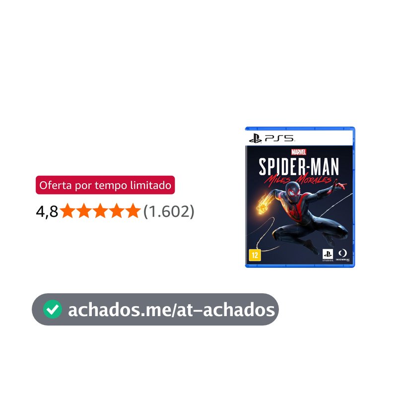 Marvel's Spider-Man: Miles Morales Edição Padrão - PlayStation 5