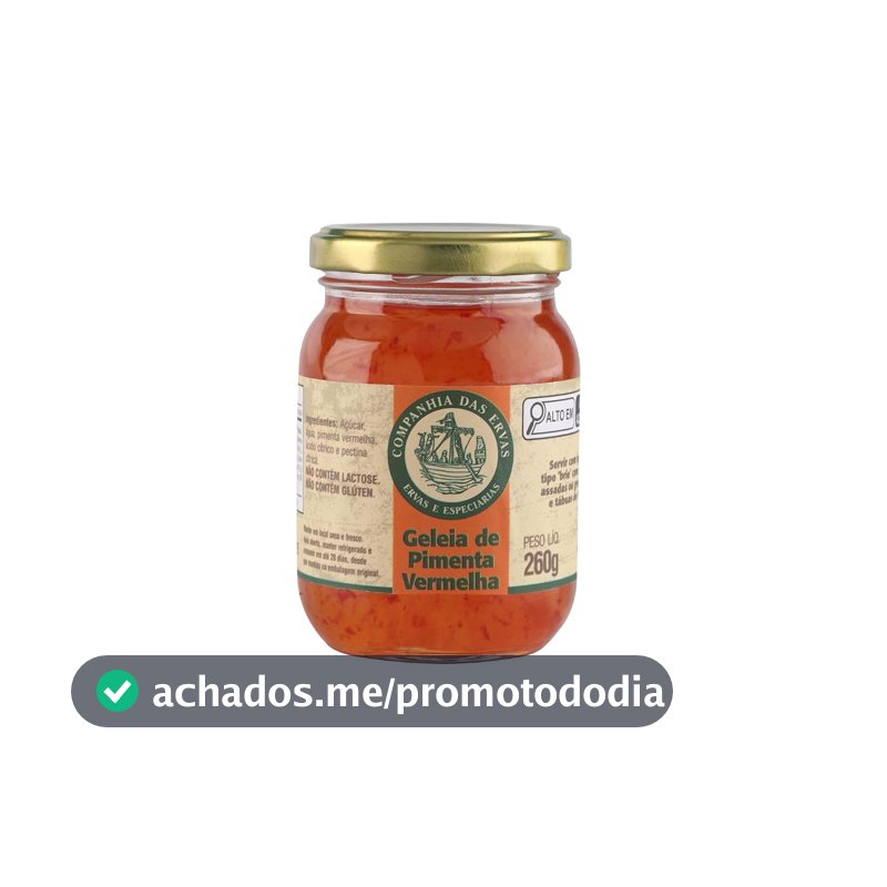 Geleia de Pimenta Vermelha Companhia das Ervas