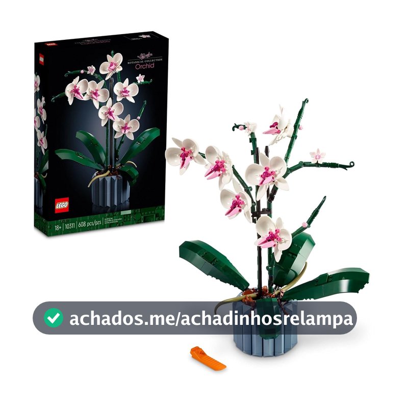 LEGO Orquídea de Decoração de Plantas para Adultos, Construir 10311