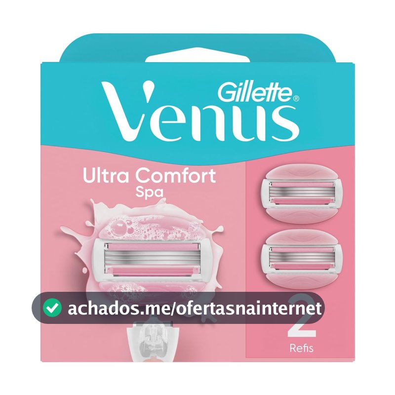Gillette Venus Ultra Comfort Spa Carga para Aparelho 2 Unidades