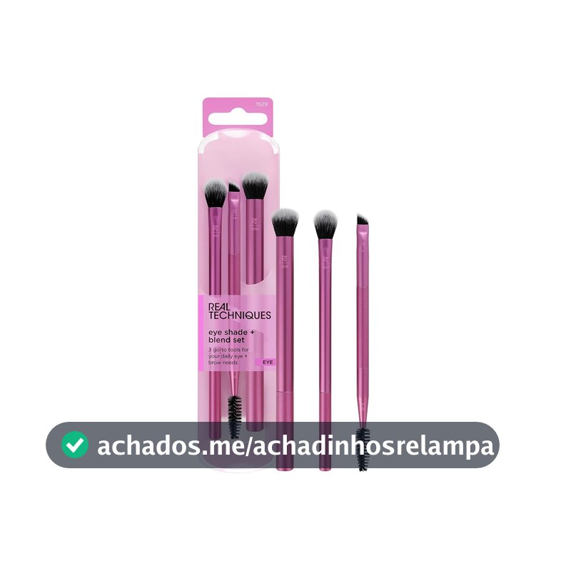 Real Techniques Pincel para Sombra e Pincel para Aplicação de Cores, Roxo