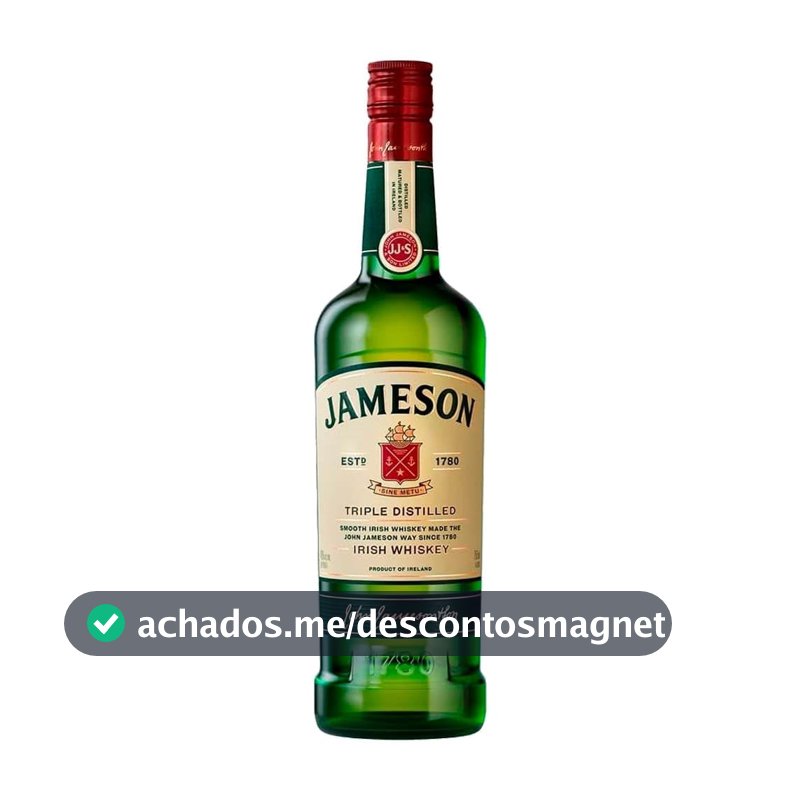 Jameson - Whiskey Irlandês, 750 ml